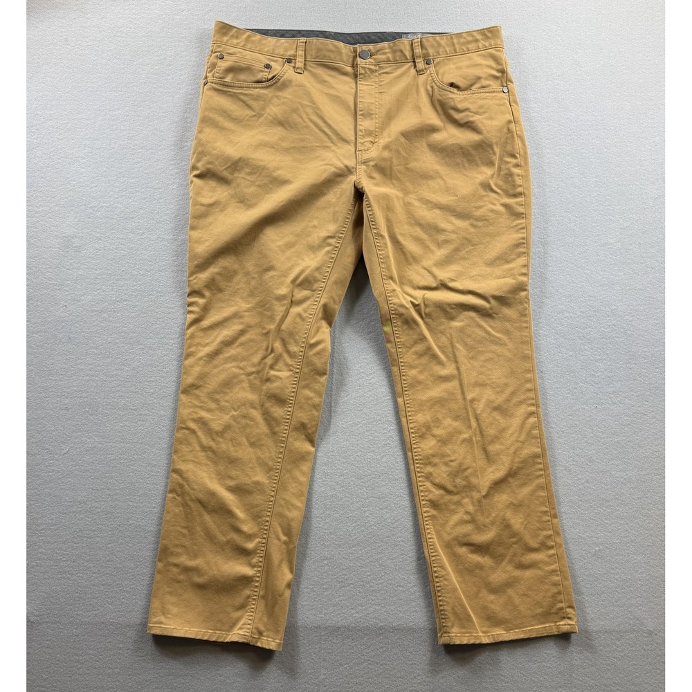 Daniel Cremieux Signature‎ Pants Mens 40x28 Beige 5 Pocket Stretch Khakis